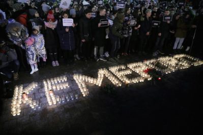 Russia protests and vigils