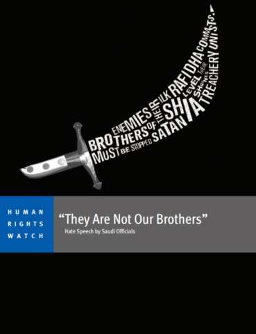 HRW - They Are Not Our Brothers