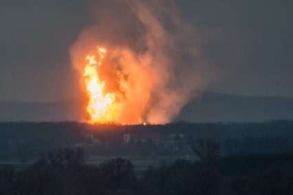 Austria - Italy - Gas explosiion outside